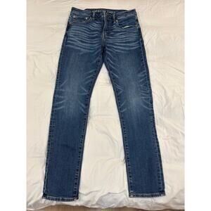 American Eagle Athletic Skinny Airflex Jeans Size 34x34